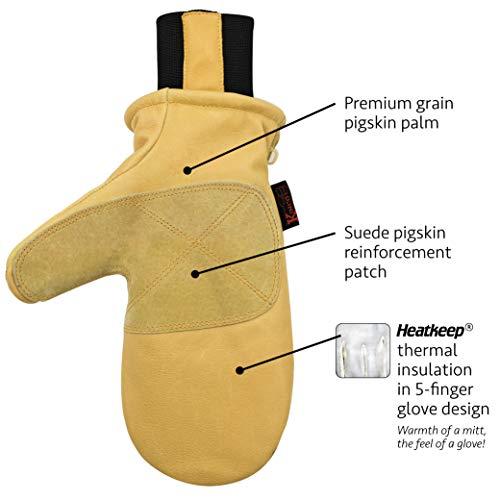 Kinco Kinco - Premium Leather Work and Ski Mitt with Nikwax Waterproof Wax, (901T)