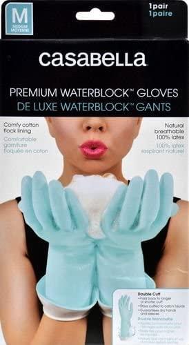 Casabella Casabella WaterBlock Gloves Medium Blue