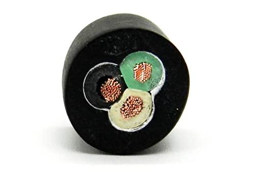 Nassau Electrical Supply 12 AWG 3C 12/3-SOOW Black 600V Portable Cord Cable (100FT)