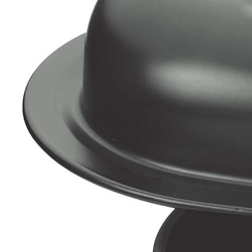 Kitchen Craft MasterClass Self-Basting Non-Stick Roasting Tin with Lid, Carbon, Grey, 27 x 21 x 10.5 cm