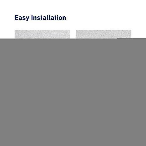 Lithonia Lighting Lithonia Lighting WF6 SQ S LED 30K MW M6 Ultra-Thin Square LED Recessed Ceiling Light, 3000K | Bright White, Matte White