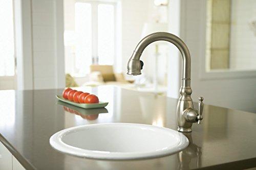 Kohler Kohler K-6565-58 Porto Fino Self-Rimming/ Undercounter Entertainment Sink, Thunder Grey