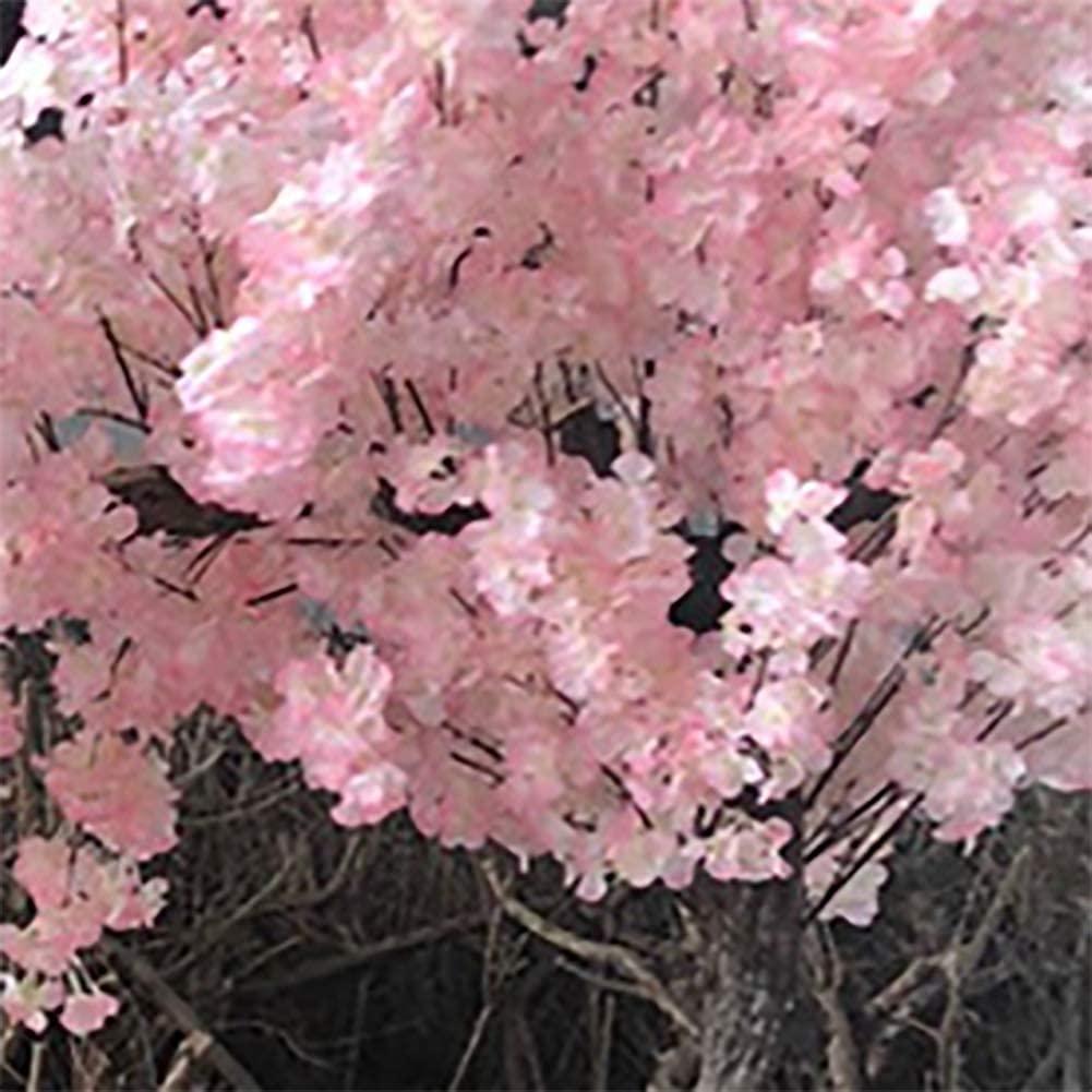 LYWIR Artificial Cherry Blossom Trees - 5 Feet Blossom Tree - Light Pink - Real Wood Stems and Lifelike Leaves Replica Artificial Plant
