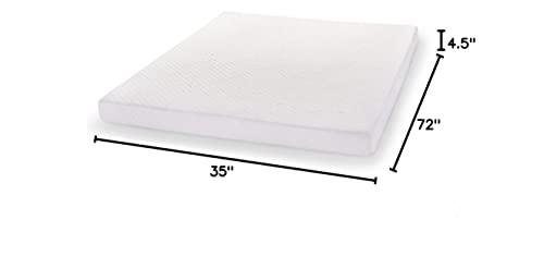 PlushBeds PlushBeds Resort Sofa Mattress Premium Memory Foam | Handcrafted in The USA | CertiPUR-US® Certified Plush Foam Layer | GreenGuard Gold Certified | Luxurious Comfort | Superior Support | Twin