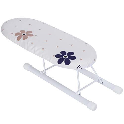 Jerliflyer Jerliflyer Desktop Ironing Board, Portable Mini Small Ironing Board Thickened with Folding Legs, Suitable for Home Travelling (Flowers Tightly grouped)