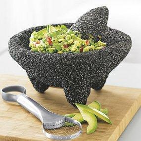 handmade Molcajete Mortar & Pestle For Salsas & Spices From Mexico Handmade New by Border Merchant