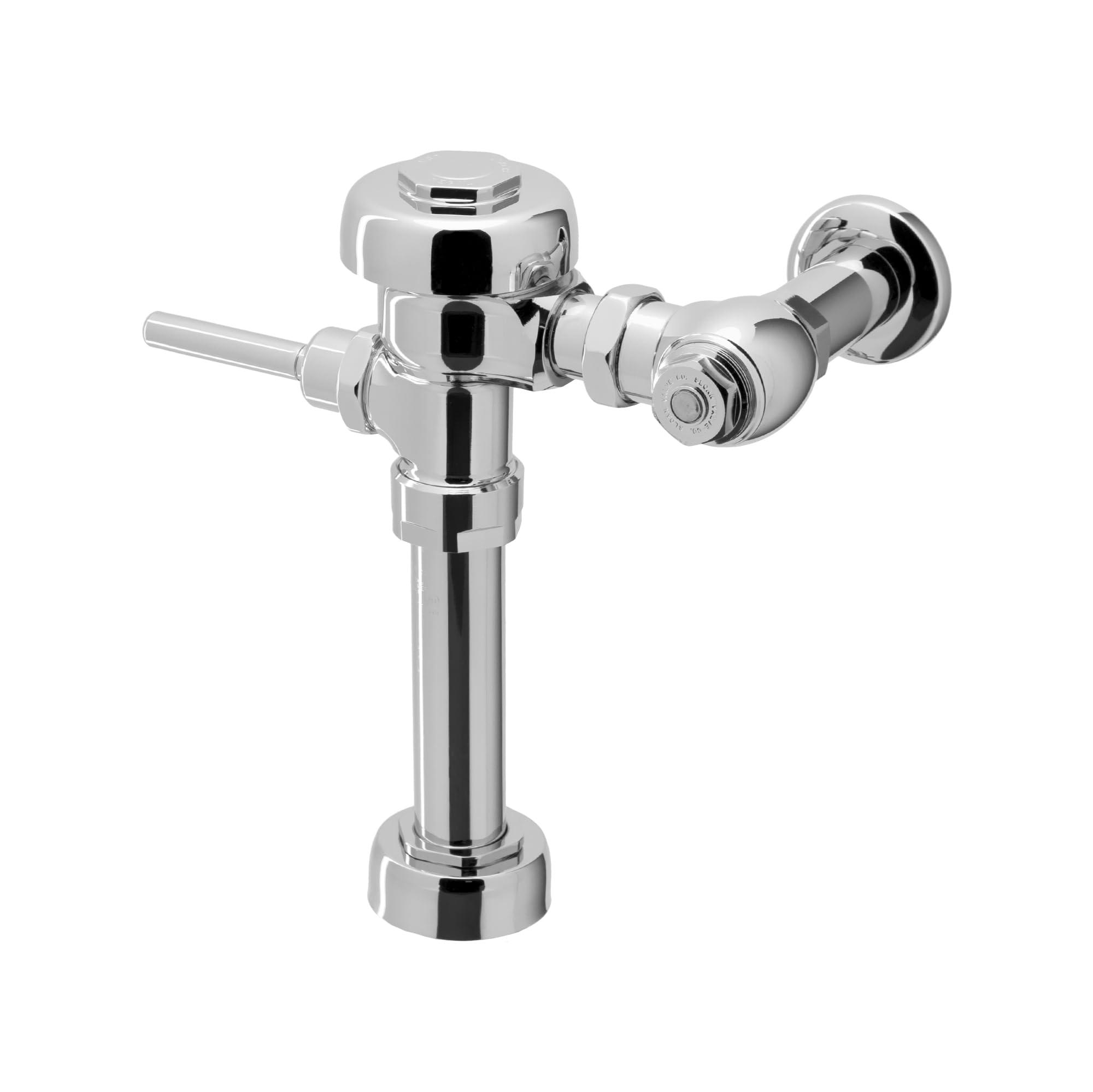 Sloan Valve Sloan Regal 110 Exposed Manual Water Closet Flushometer, 3.5 GPF Manual Flush Valve - Single Flush, Fixture Connection Top Spud, XL Sweat Solder Adapter Kit Polished Chrome Finish, 3080153