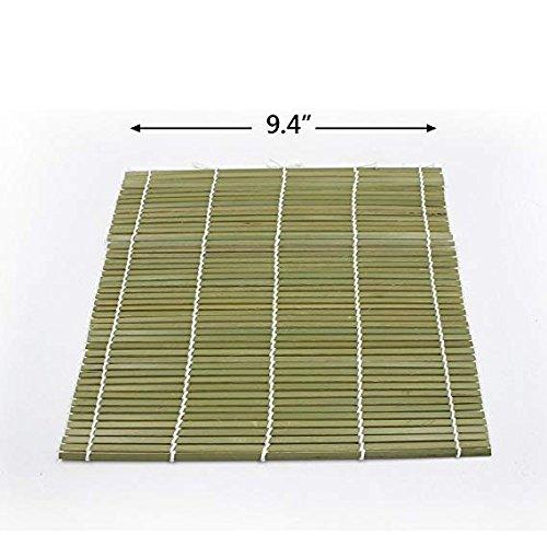 XMYZ XMYZ Sushi Bamboo Rolling Mats Sushi Making Kit Utensils 10.6 Inch by 10.6 inch