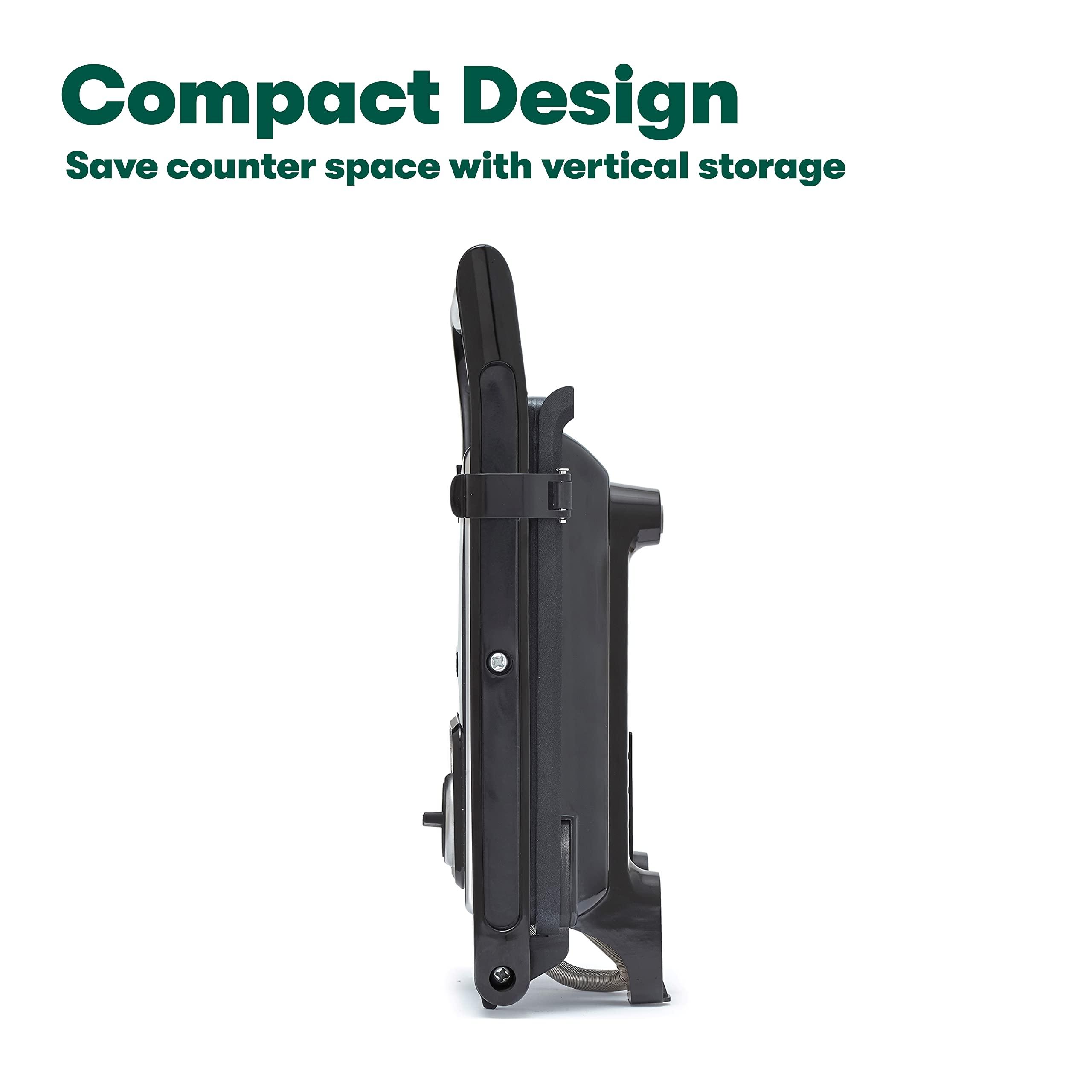 BELLA BELLA Panini Press, Sandwich Maker and Electric Indoor Grill with Double Nonstick Plates, Height Adjustable Lid and Removable Drip Tray, Stainless Steel