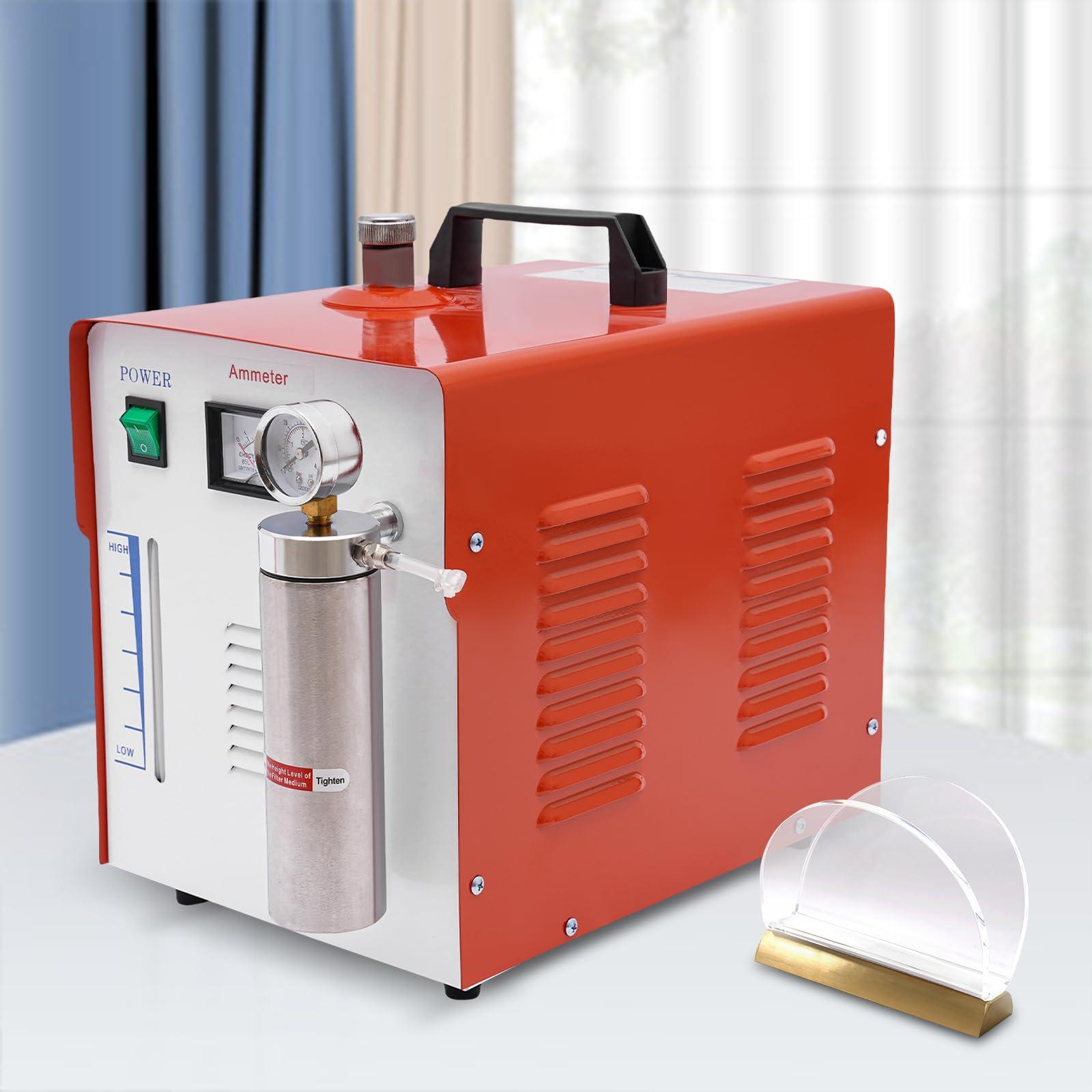WaShaRoom Flame Generator,Flame Polishing Machine,Welder,Polishing Machine,Portable Acrylic Polisher,200W,0.12Mpa,304 Stainless Steel Red Cleaning Machine Electrolytic Polishing Machine,for Silver,Platinum