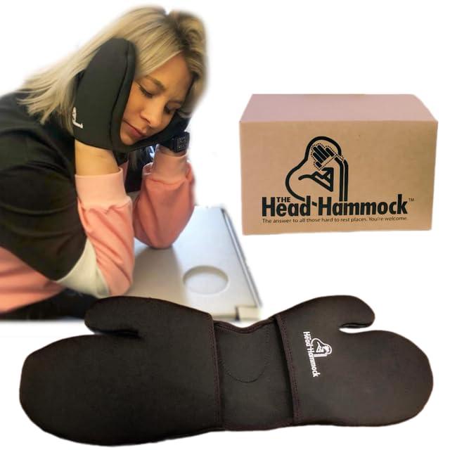 Head Hammock Head Hammock Advanced Travel Neck Pillow Alternative for Airplane, Compact Relaxing Cervical Headrest Modern Nap Accessory Travel Hammock