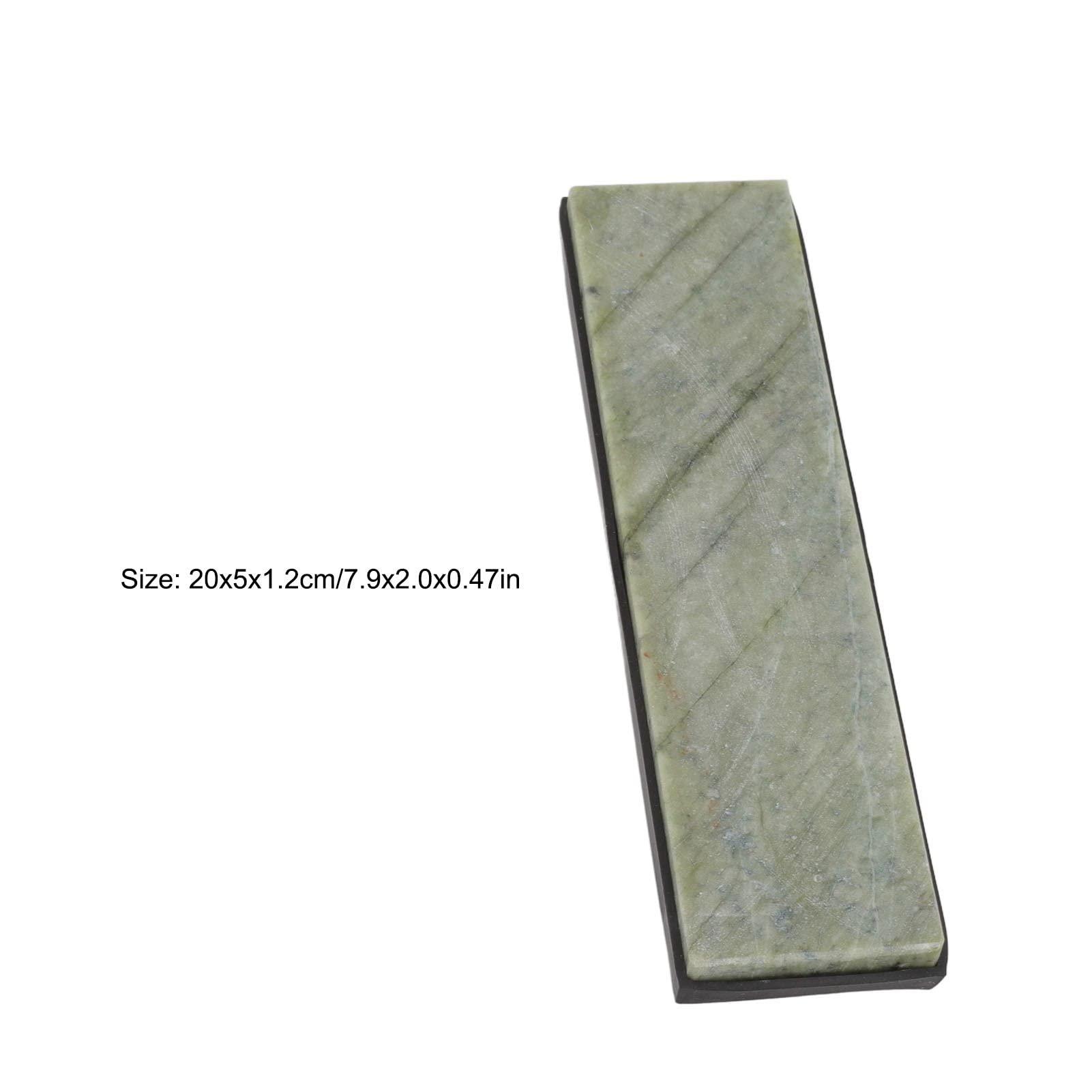 Cyrank Knife Sharpening Stones, Green Knife Sharpener 10000 Grit Kitchen Whetstone Japanese Natural Whetstones Home Kitchen Knife Sharpening Stone