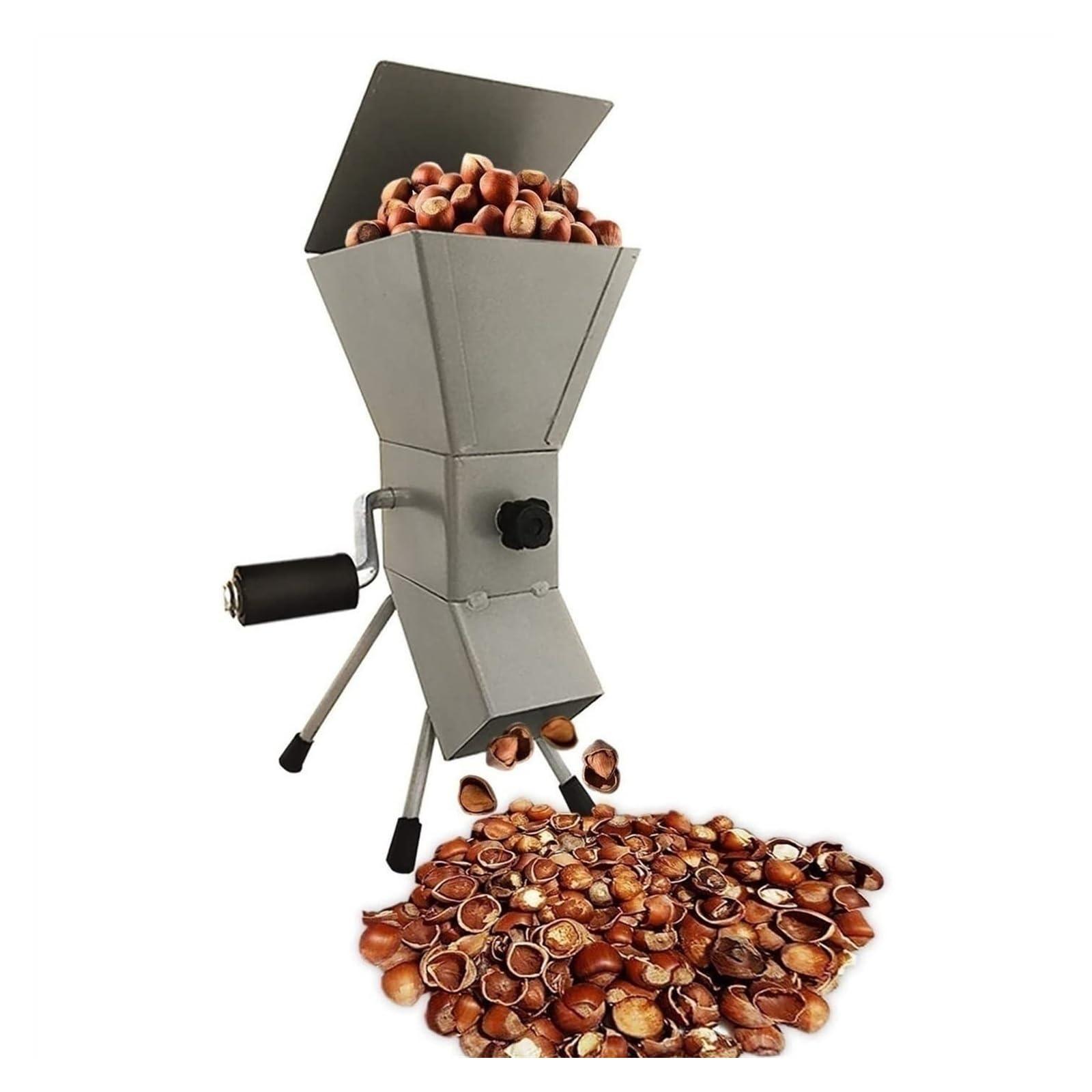 WAOCEO Nut Sheller Pecan Walnut Plier Multifunctional Nut Cracker Sheller Walnut Pliers Adjustable Walnut Nut Cracker Crushing Machine Durable Metal Nutcracker Cracker Tool Nut Cracker Sheller (Color : Silv