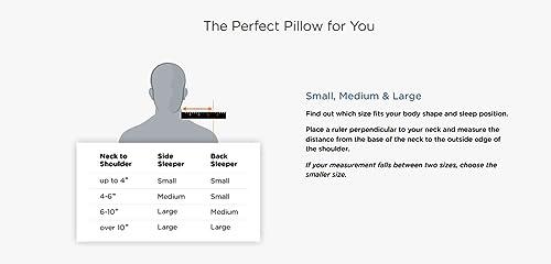 Tempur-Pedic Tempur-Pedic TEMPUR-Ergo Neck Pillow, Large Profile, White