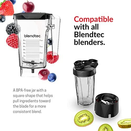 Blendtec Blendtec 75 oz FourSide Jar - Four-Sided Blender Jar Compatible with Most Blendtec Blenders - 32 oz Blending Capacity - Clear