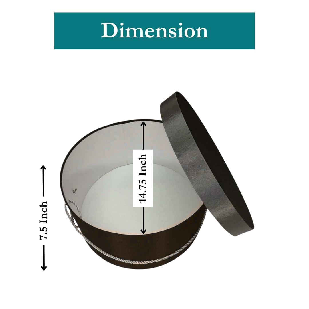 Sarah's Hat Boxes Hat Boxes Parent (16, Brown)