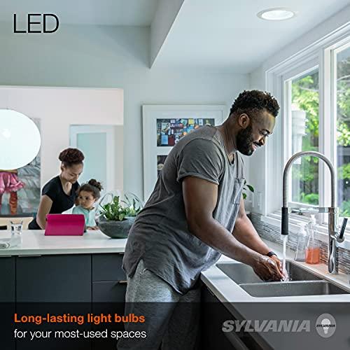 LEDVANCE SYLVANIA LED Flood PAR38 Light Bulb, 90W Equivalent, Efficient 13W, 10 Year, 1175 Lumens, Medium Base, Dimmable, 5000K, Daylight - 2 Pack (79736)