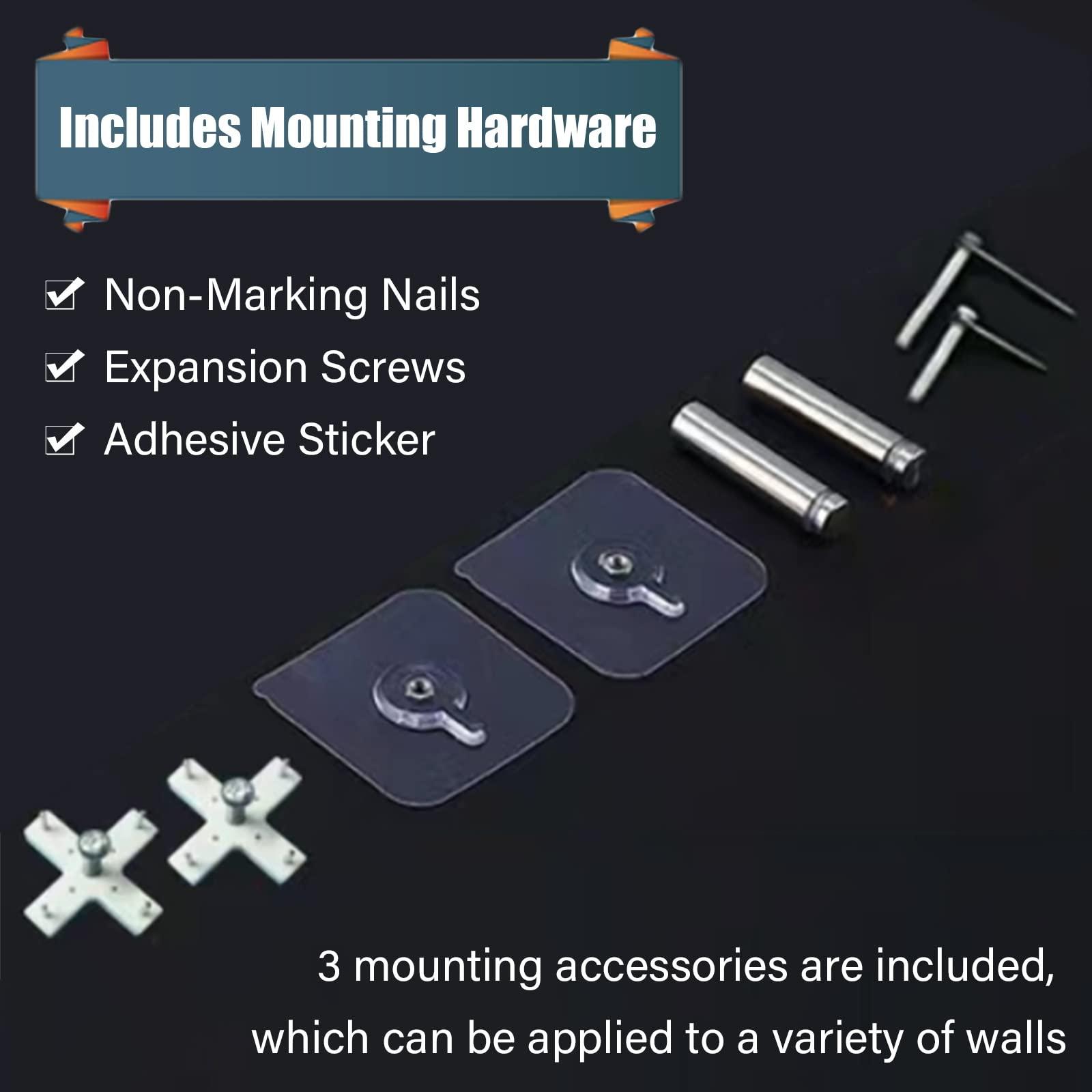 LXLZYXSF LXLZYXSF Wall-Mount Handouts Organizer Bookshelf Magazine Holder Acrylic Pamphlet Rack, 15.7 19.6 23.6 27.5 31.5 35.4 39.3 43.3 47.2 Inch Length (Color : 3pcs, Size : 40x16x5cm/15.7x6.3x2in)