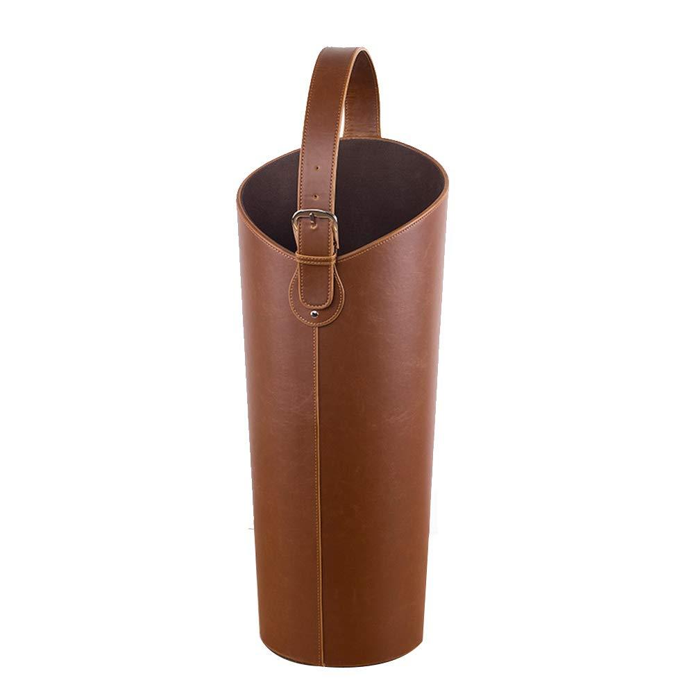 Umbrella stand Umbrella stand Modern, Indoor Umbrella Holder for Entrance Floor Standing Leather Round Umbrella Bucket for Home and Office Lightweight Umbrella Holder Rack