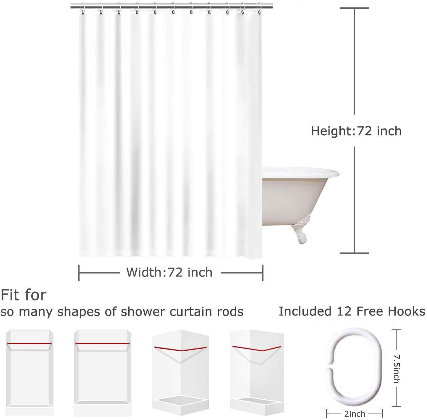 Mlumamme Mlumamme Bathroom Shower Curtain Rose Pink Metallic Marble Foil Ombre Design Texture Quartz Overlaid Cracked in Watercolor Abstract Fabric Bath Curtain Waterproof Bathroom Curtain 72\" x 72\"