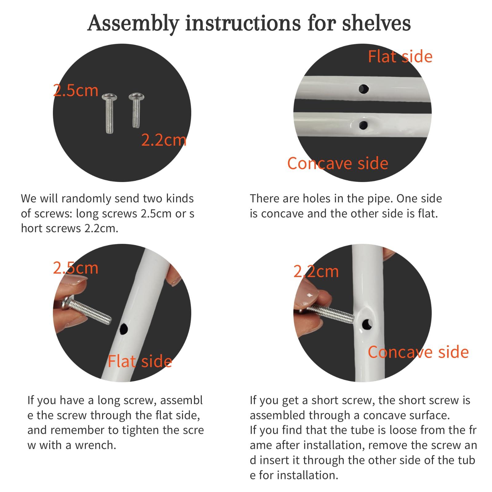 Ufriandz Ufriandz Metal Utility Cart with Wheels, Three Tier Rolling Cart Storage Organizer Trolley with Handle, Heavy Duty Mobile Shelving Units for Kitchen Home Laundry Office Art Bedroom Salon, White