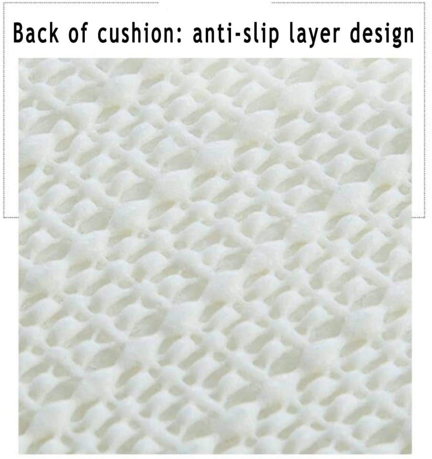 SXJC Dining Chair Pads Seat Cushions for Kitchen Chairs Chair Cushions with Strap Design and Anti-Slip Layer15.75 * 16.54 Inch,H-setof4