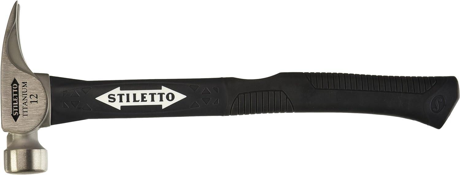 Stiletto Stiletto TI12SC-F 12 oz Ti Smooth Face with Curved Poly-Fiberglass Handle, 16"