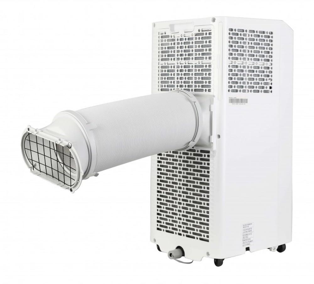 Hisense Hisense Portable Air Conditioner 5000-BTU DOE (115-Volt) White Vented, Remote control, Cools 150-sq ft, 24 Hour Timer, 3-modes (Cooling, Fan, Dehumidifier), Noise Level dB 47 - AP0522CR1W (Renewed)