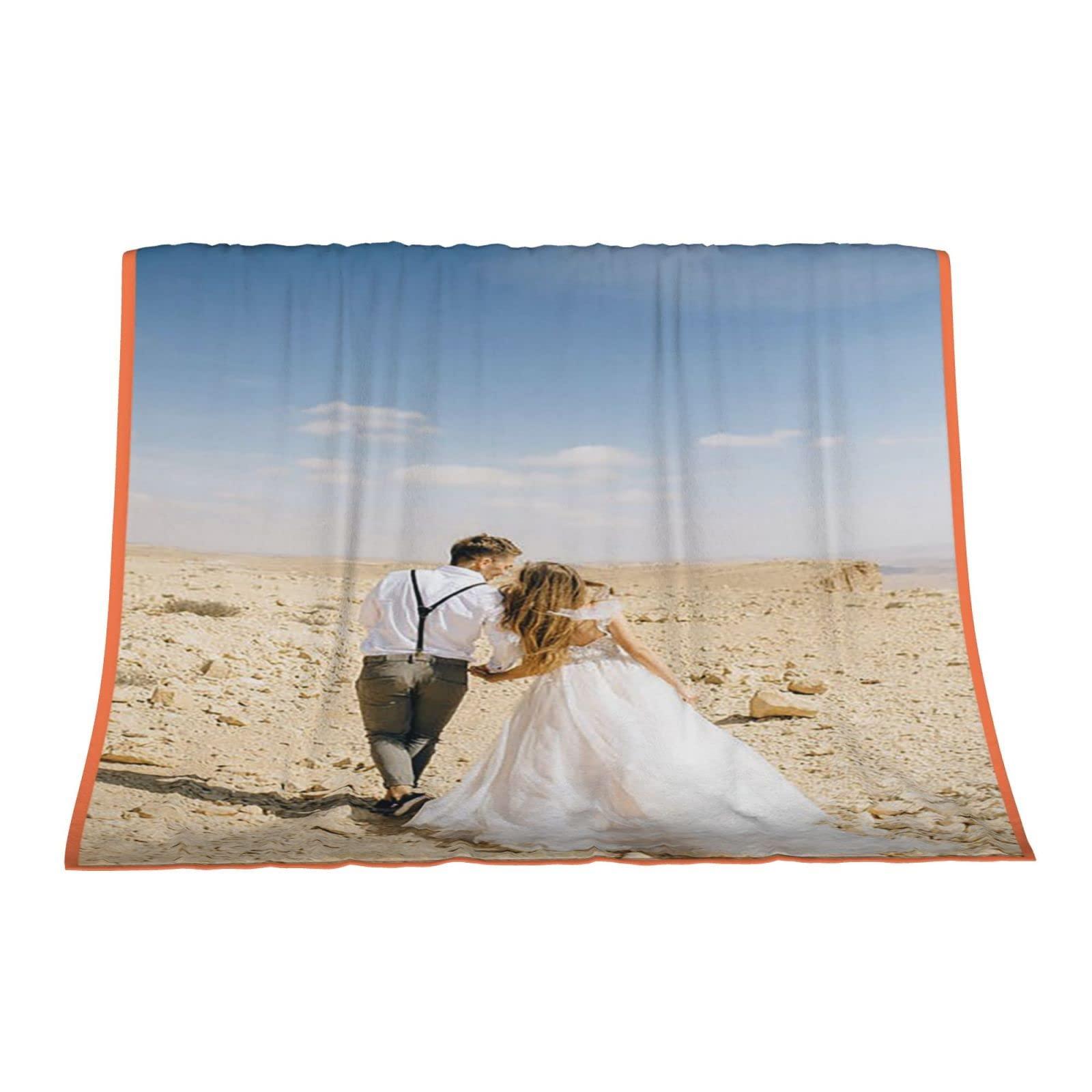 Generic Customized Blankets Make Your Own Blankets Custom Blanket Your Own Your Design Here Custom Blanket with Picture Gifts for Couples,Birthday Christmas Halloween