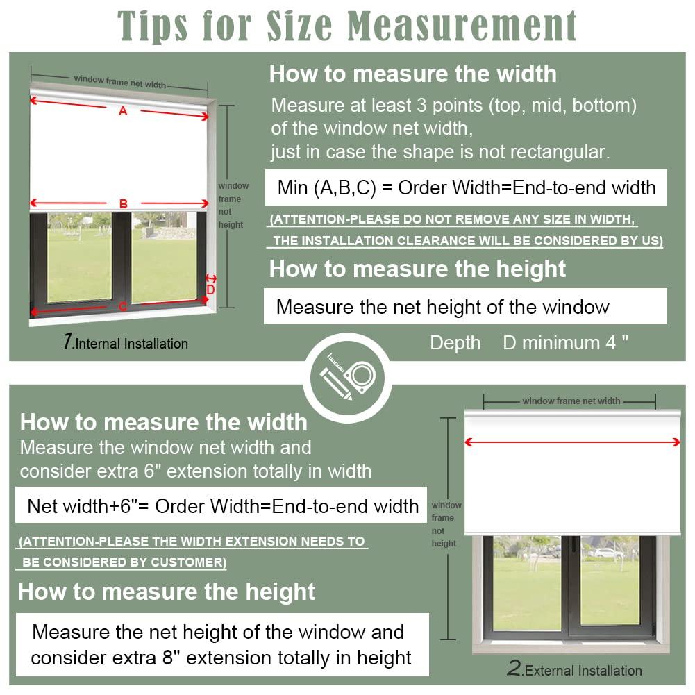 zshine ZSHINE Hard-Wired Outdoor Weatherproof Motorized Patio Roller Shades Remote Control for Porch Balcony Customized Size (Black)