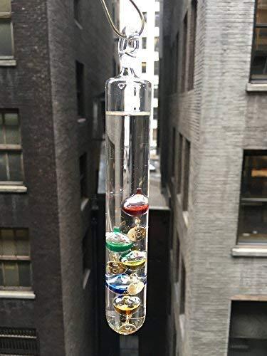 Glassic Gifts Glassic Gifts® Hanging Galileo Thermometer Glass Ornament