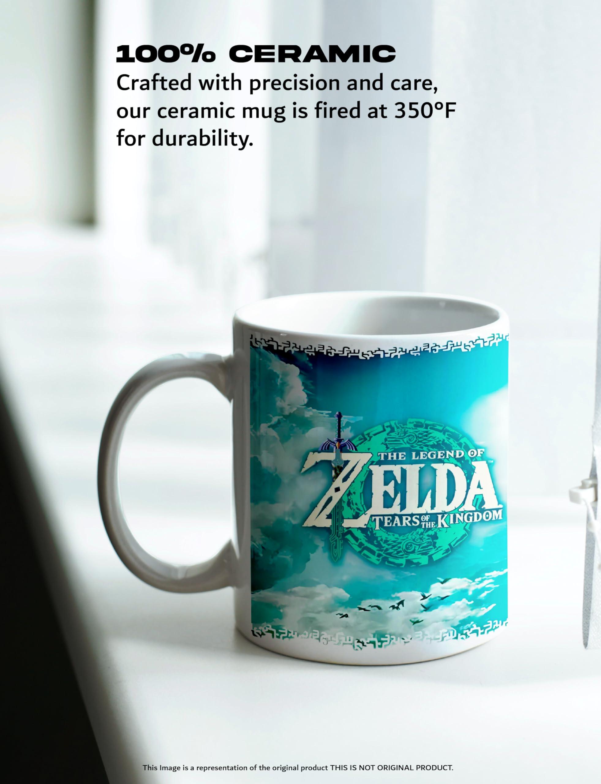 Pyramid America Pyramid America - Zelda Mug - The Legend of Zelda Tears of the Kingdom - 11 oz. Ceramic Mug for Coffee, & Milk Tea - Perfect Addition to Your Kitchen, Home Essentials or Gaming Desk