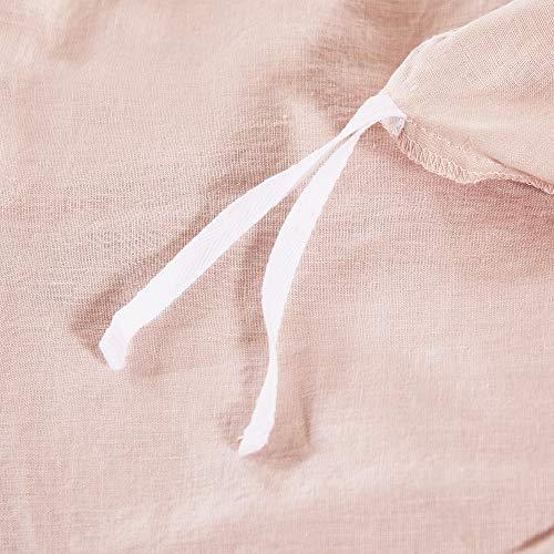 Levtex Home Levtex Home - 100% Linen - Twin Duvet Cover - Washed Linen - Blush - Duvet Cover Size (66x88in.)