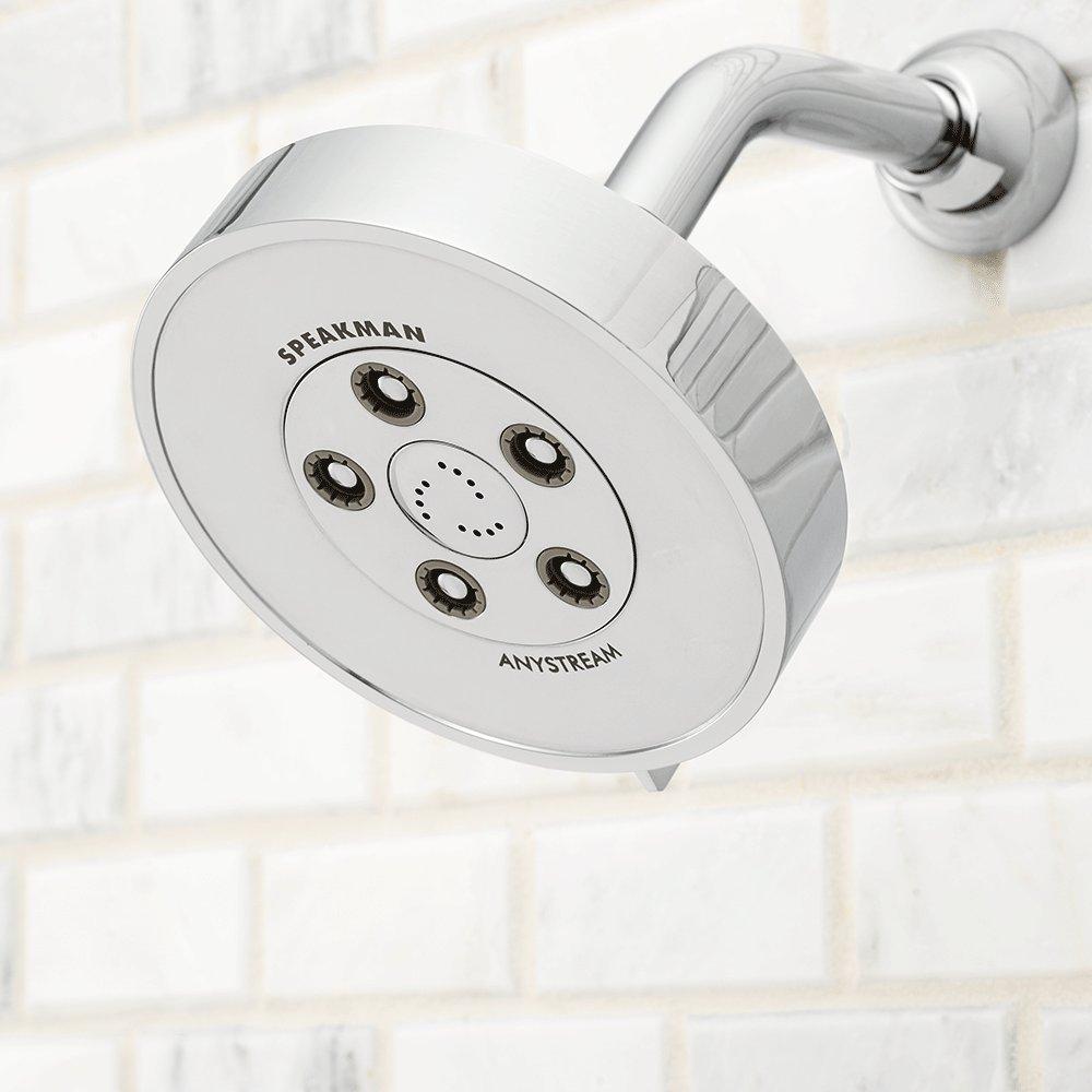 Speakman Speakman S-3010 Neo Anystream High Pressure Adjustable 2.5 GPM Shower Head, Polished Chrome