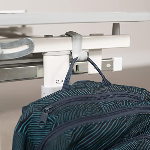 VIVO VIVO Gray Height Adjustable Childrens Desk and Chair Set | Kids Interactive Workstation