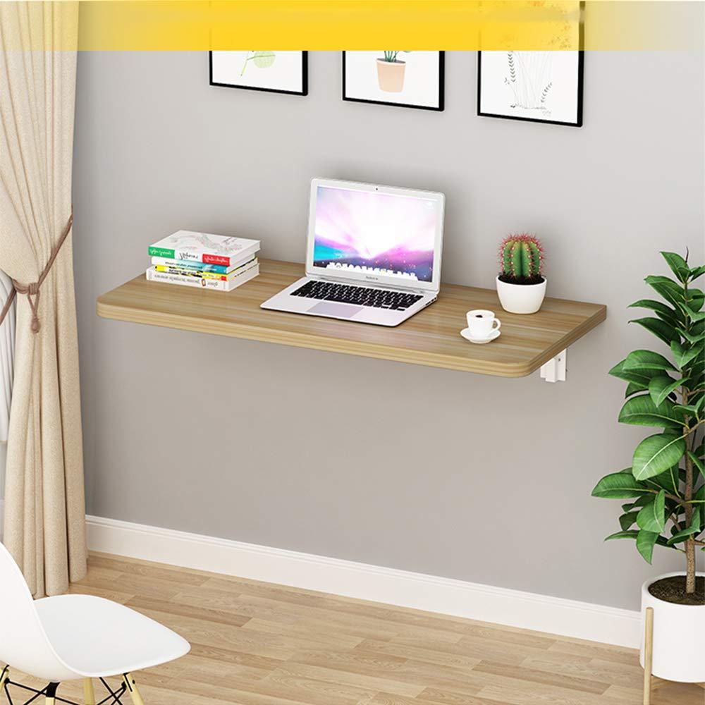 Folding Table Solid Wood Folding Dining Table, Small Apartment, Foldable Multifunctional Table, Household Invisible Dining Table, Small Dining Table, Square Table, Wall-Mounted Table, White Black Light Walnut col