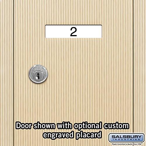 Salsbury Industries Salsbury Industries 3506SSP Surface Mounted Vertical Mailbox with Master Commercial Lock, Private Access and 6 Doors, Sandstone