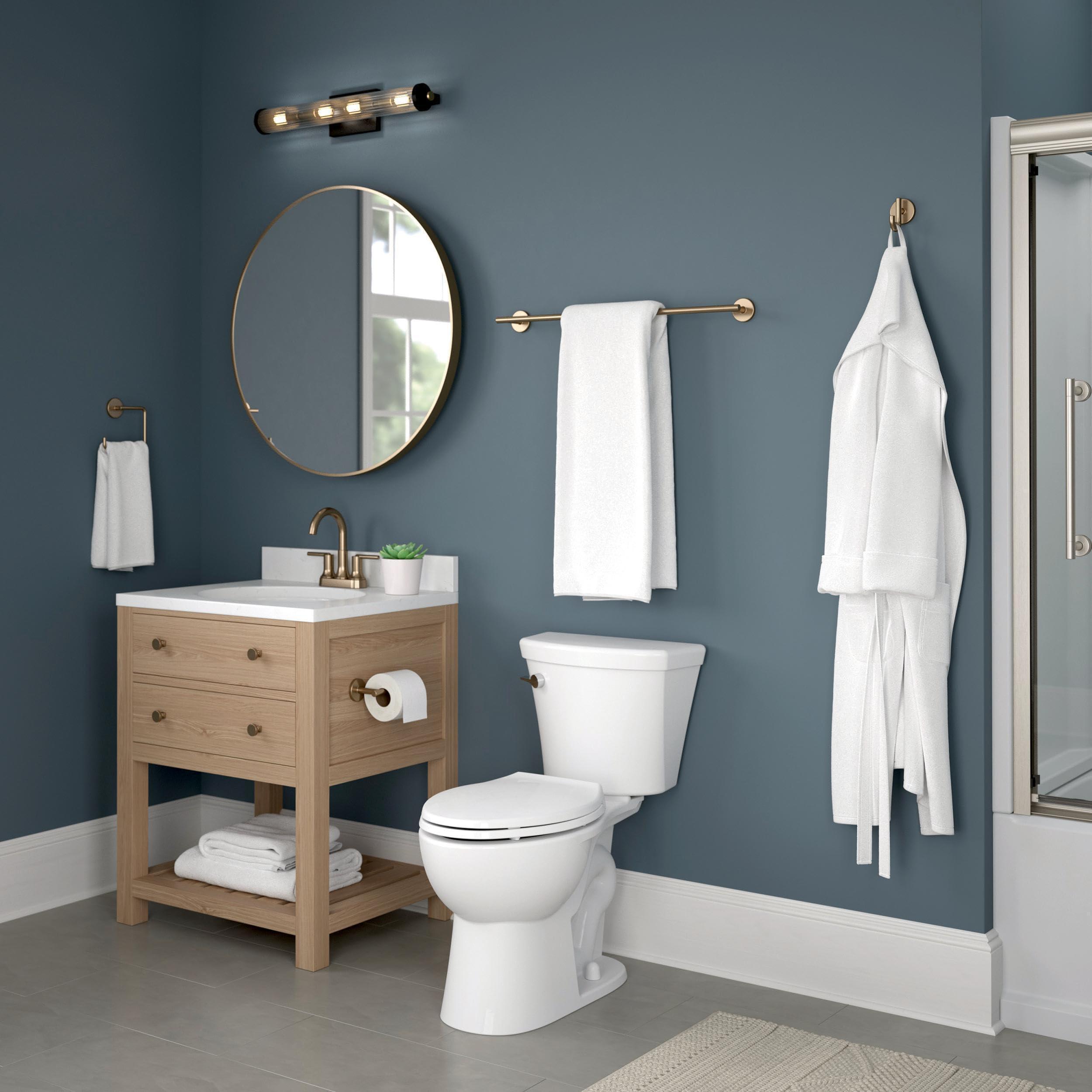 DELTA FAUCET Delta 759240-CZ Trinsic 24 in. Towel Bar in Champagne Bronze