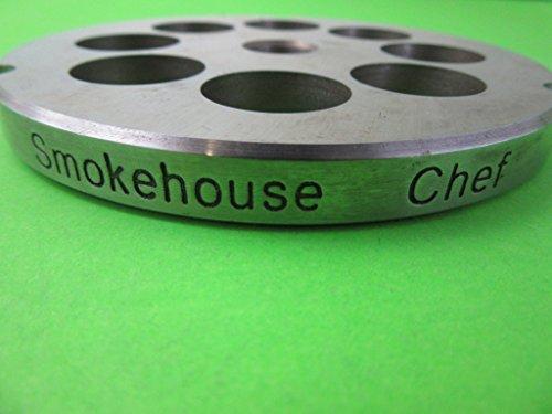 Smokehouse Chef #8 X 3/8 Meat Grinder Plate