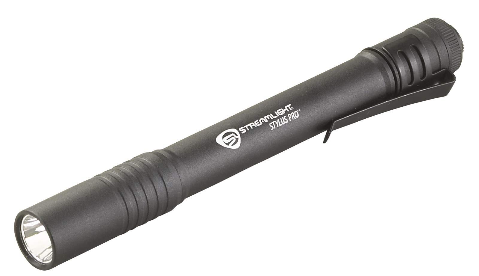 Streamlight Streamlight 66118 Stylus Pro 100-Lumen Penlight with 2 AAA Alkaline Batteries, Black