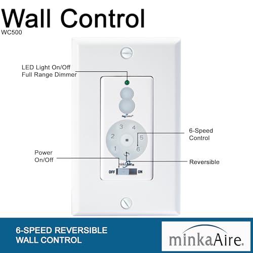 MINKA-AIRE Minka-Aire DC Fan Wall Remote Control Full Fuction - White - WC500