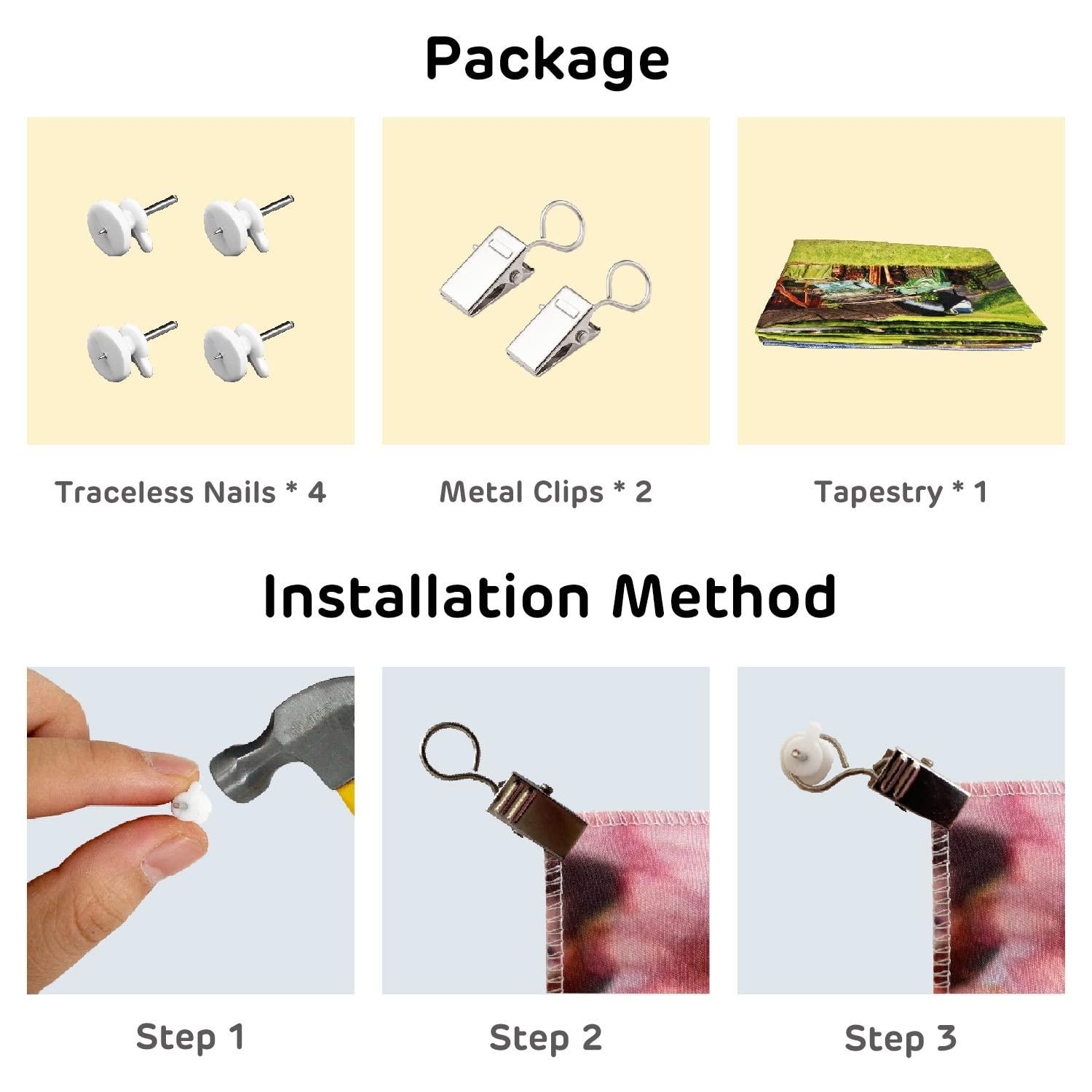 Loccor Loccor 5x3ft Italy Tapestry Photography Backdrop Summer Small Town Street City Street Scenery Wall Art Large Nature Wall Hanging for Men Women Living Room Bedroom Restaurant Decorations