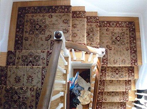 Rug Depot Rug Depot 152911 Rizzy Sorrento SO3331 Brown Traditional Hall and Stair Runner - 26\" Wide Hallway Rug Runner - Custom Sizing - Brown Background - Choose Your Length - 26\" x 40 feet