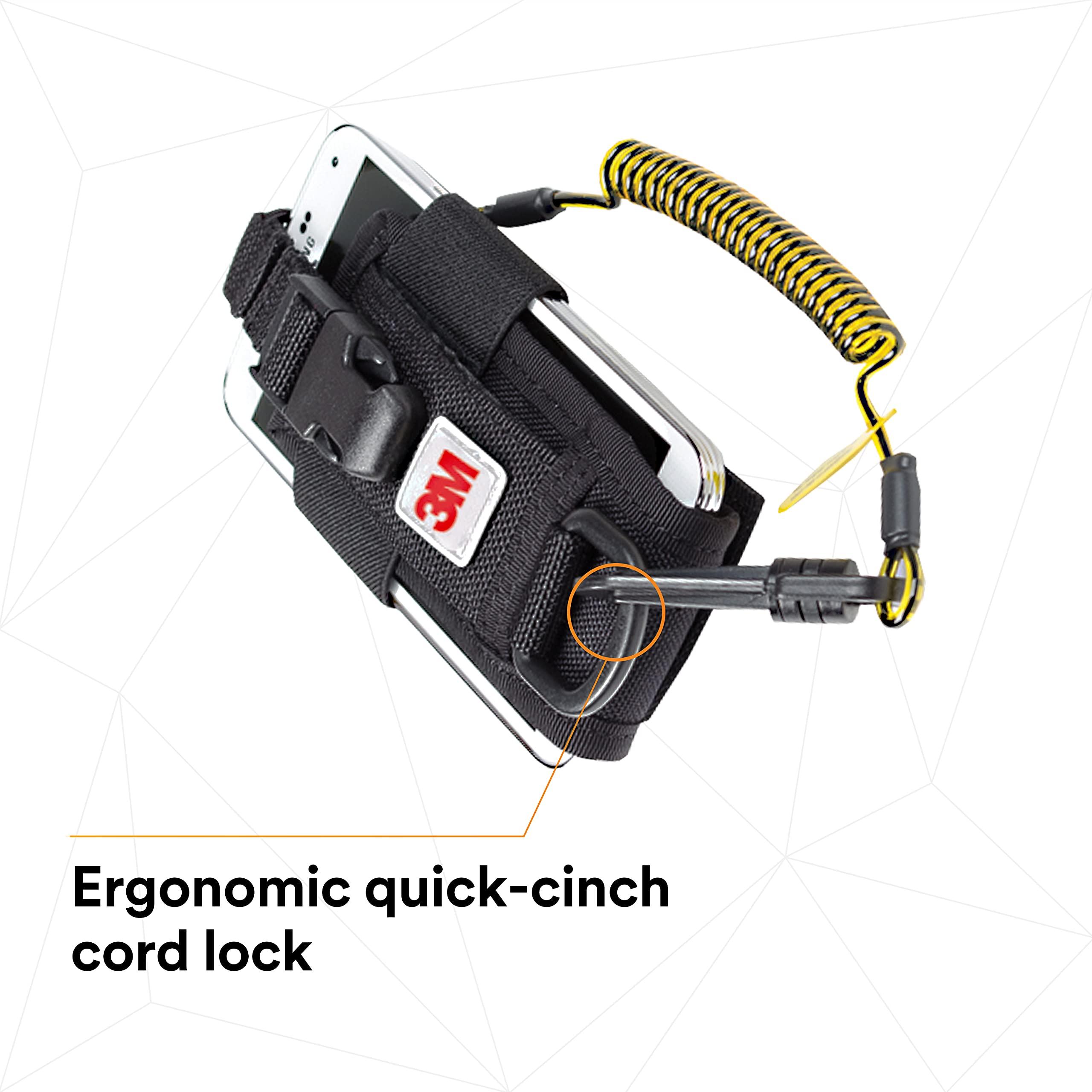 Capital Safety Capital Safety 3M DBI-SALA Fall Protection For Tools,1500089,Adj Radio Holster Combo w/Clip2Loop Coil and Micro D-Ring, Size To Any Portable Radio/Small Device,Mount To Harness/Belt, 5.25 inches x 2.25\", Black