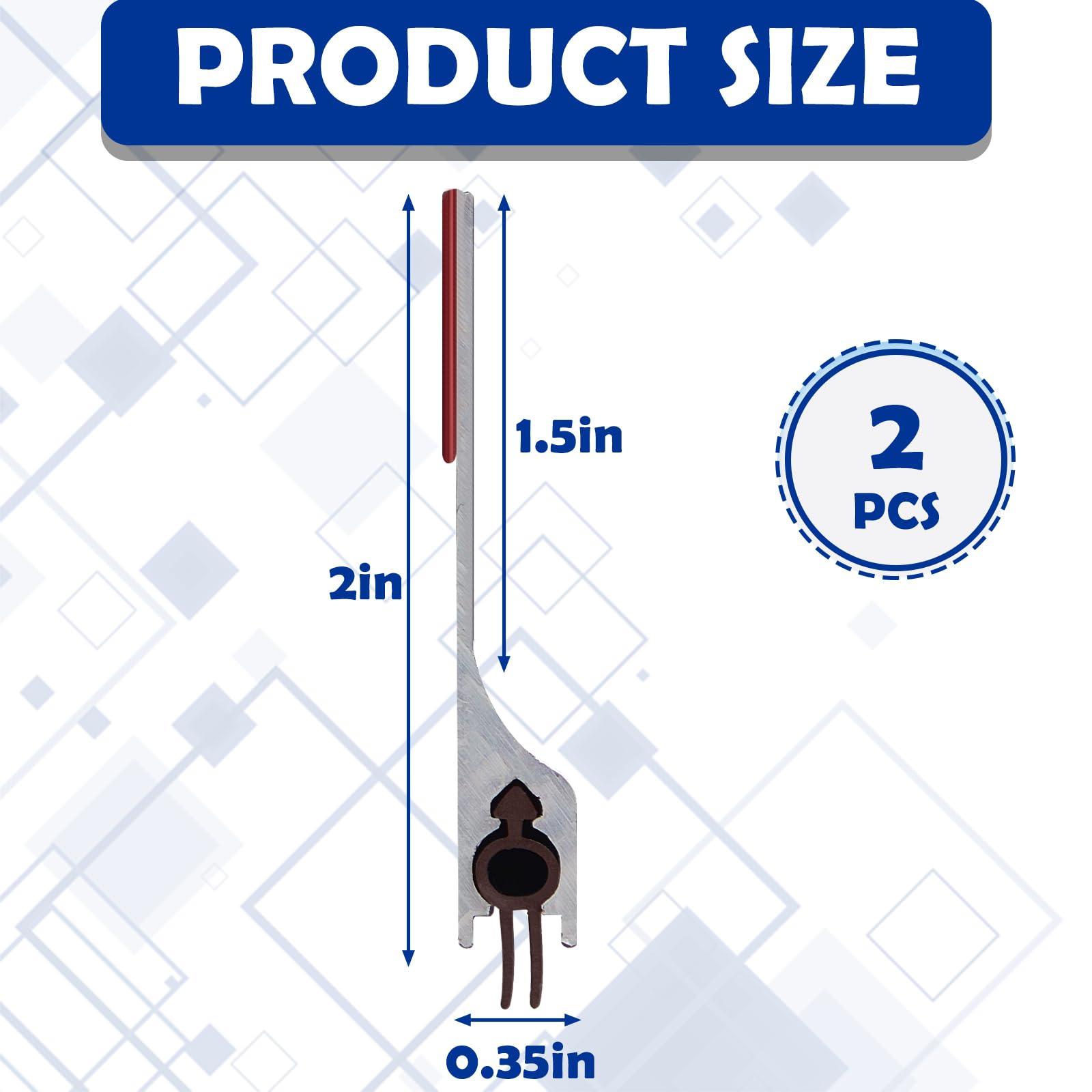 Gisafai Gisafai 2 Pcs Metal Door Draft Stopper Mouse Stopper Aluminum Mice Seal Strip Rodent Proof Door Sweep to Keep out Mice Mouse Rodents Pests(36 Inches,Brown)