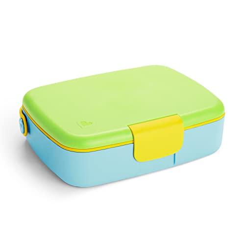 Munchkin Munchkin Lunch Bento Box for Kids, Includes Utensils, Green