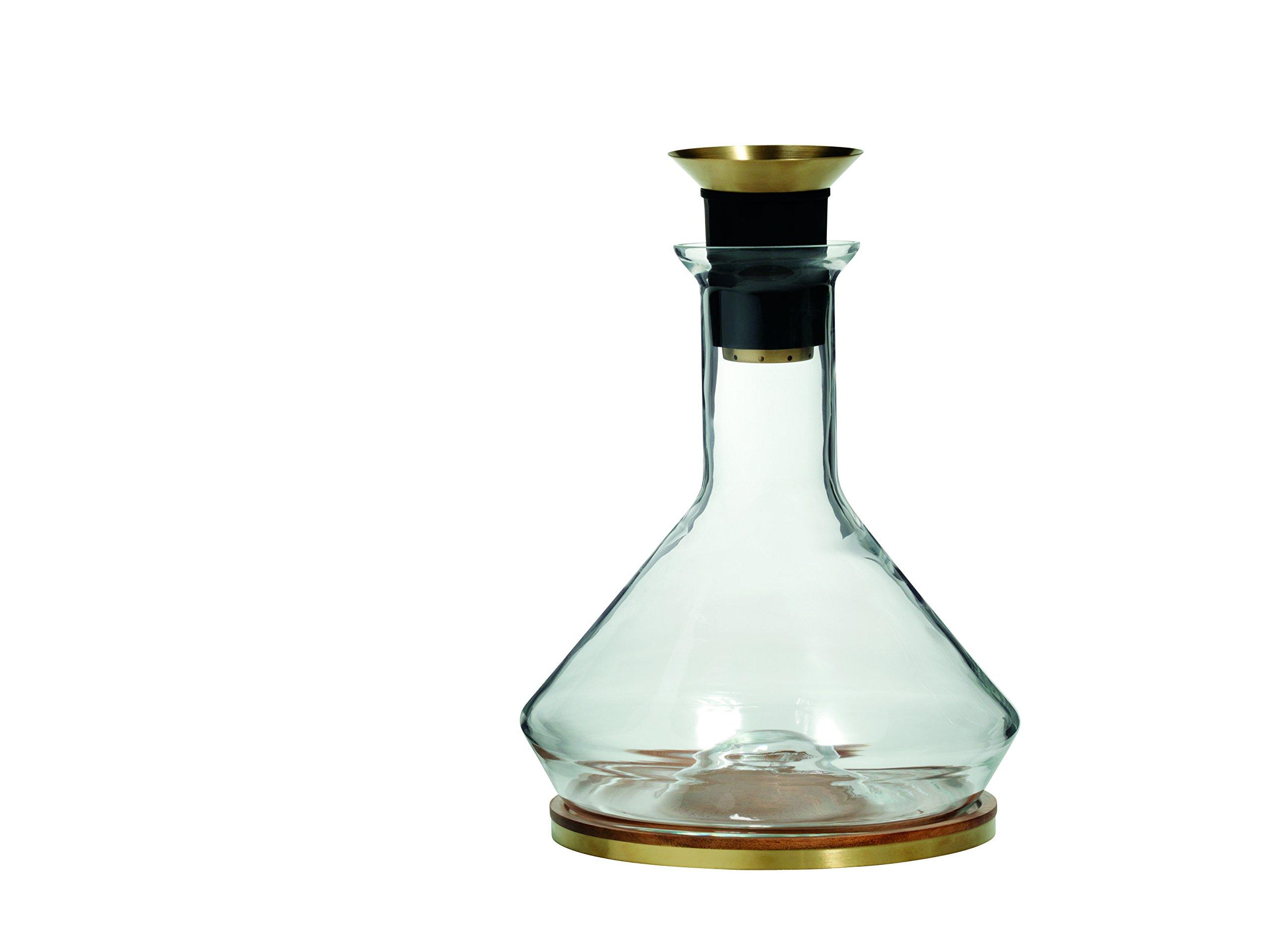 RBT RBT Decanter with Wood Coaster and Micro-Perforated Aerator