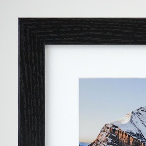 Frame It Easy Frame It Easy 26 x 42 Black Grain Wood Frame (Derby)