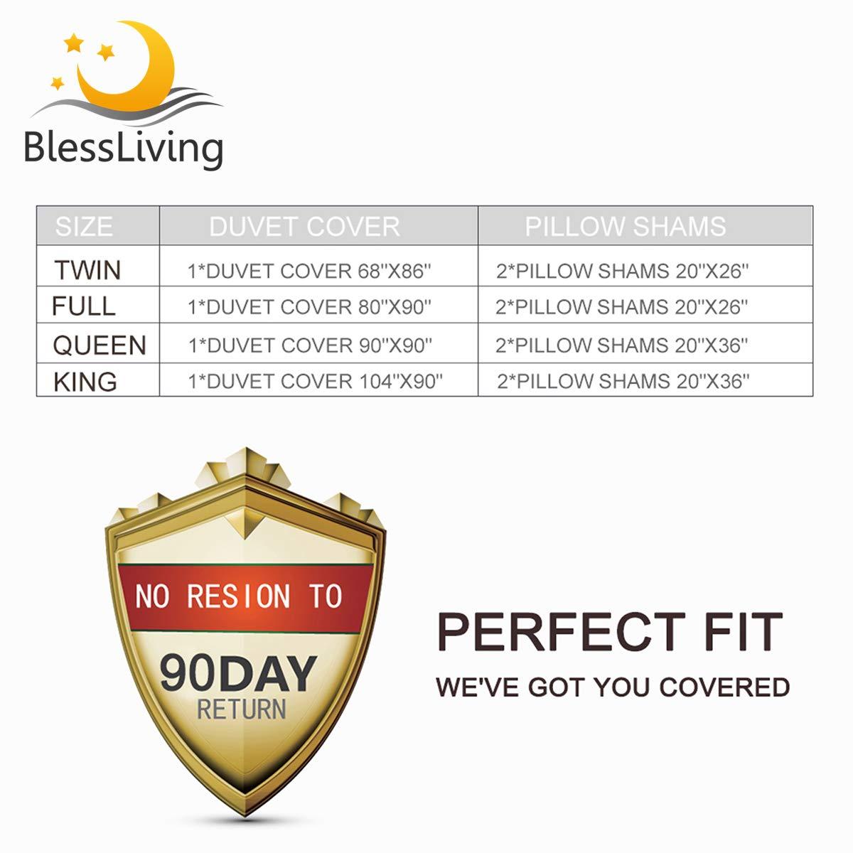 BlessLiving BlessLiving 3Pcs Palm Tree Duvet Cover Set Twin Size Beach Sunset Bedding Sets Tropical Orange Comforter Cover Ultra Soft Bed Sets