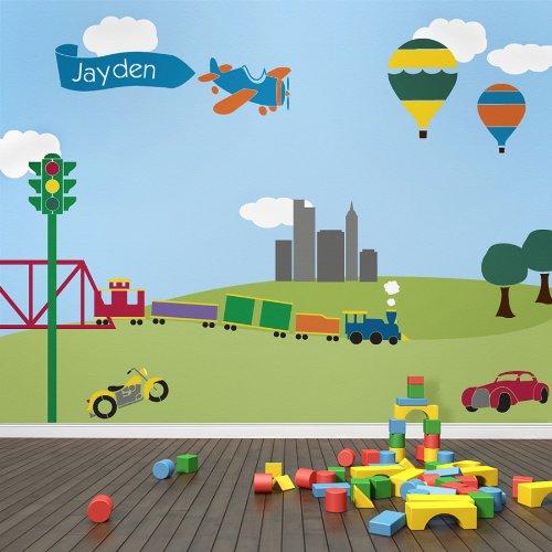 My Wonderful Walls Tree Stencil for Painting The Walls and Furniture of a Classroom